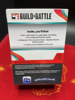 Pokemon Scarlet and Violet Obsidian Flames Build and Battle Box Sealed - Image 2