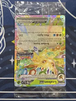 Leafeon ex 006/131 Surprise Box Stamped SEALED Prismatic Evolutions Pokemon PRE - Image 2