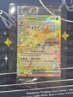 Leafeon ex 006/131 Surprise Box Stamped SEALED Prismatic Evolutions Pokemon PRE - Image 4