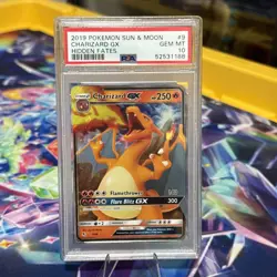 Pokemon 2019 Charizard GX 9/68 Sun & Moon Hidden Fates 9/68 Holo Gem Mint PSA 10 - Image 1