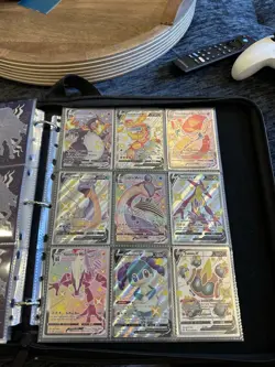 POKEMON TCG 100% COMPLETE SHINING FATES MASTER SET NM/M W BINDER WITH PROMOS - Image 3