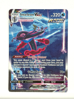 Pokemon TCG Inteleon VMAX 266/264 Alt. Art Secret Rare Swsh08: Fusion Strike - Image 1