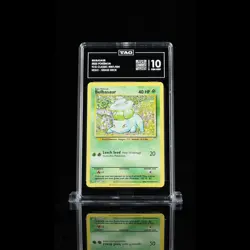 TAG 10 GEM MT Bulbasaur Common 2023 Pokemon Pokemon TCG Classic #001/165 - Image 1