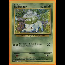 TAG 10 GEM MT Bulbasaur Common 2023 Pokemon Pokemon TCG Classic #001/165 - Image 3