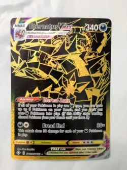 Eternatus VMAX SV122/SV122 Full Art Gold - 2021 Pokemon Shining Fates - NM - Image 1