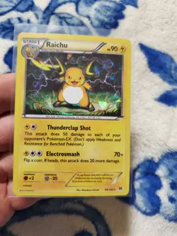 LP Pokemon TCG Raichu Theme Deck Exclusive 49/162 Promo Cracked Ice 2015 - Image 1