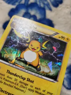 LP Pokemon TCG Raichu Theme Deck Exclusive 49/162 Promo Cracked Ice 2015 - Image 2