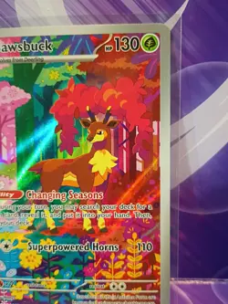 Sawsbuck Illust Rare SV05: Temporal Forces 166/162 NM - Pokemon TCG Fresh Pull - Image 4