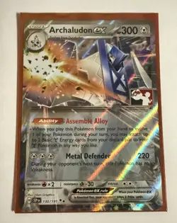 Play! Pokemon Prize Pack Series 7 Surging Sparks 130/191 Archaludon ex - Image 1