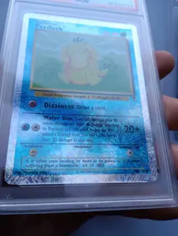 Pokemon 1x Psyduck Golduck - Legendary Collection Reverse Holo - #88 #43 - PSA 7 - Image 4