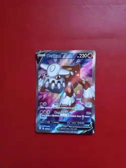 Pokemon TCG Heatran V Astral Radiance 165/189 Holo Full Art Ultra Rare - Image 1