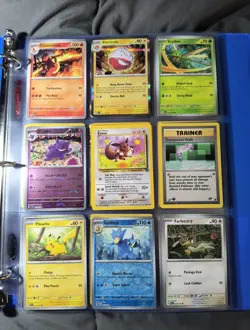 HUGE Pokemon Binder Collection Cards Lot Old WOTC Vintage Modern Mix Eevee TCG - Image 1