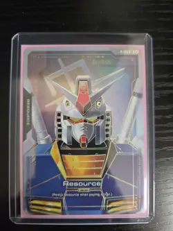 Resource Gundam Alternate Art Foil - R-002 C++ NM - Gundam TCG Card Game - Image 1