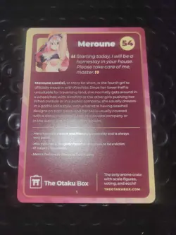 Otaku Box Limited Edition Collectible Card #54 Meroune Lorelei - Image 2