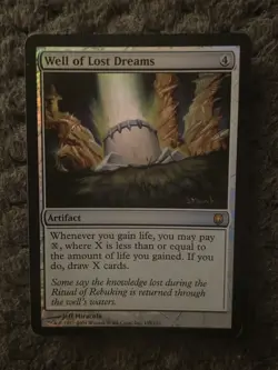 Well of Lost Dreams Darksteel Foil Artifact Rare Card NM Condition - Image 1