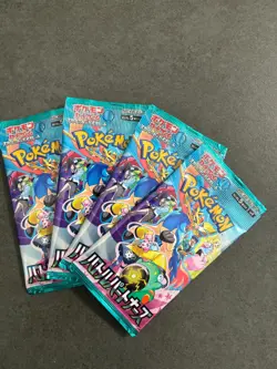 Japanese 4 PACK Pokemon Battle Partners SV9 Card Scarlet and Violet - Image 1