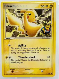 Pokemon Cards: Black Star Promo: Pikachu 012. 10th Anniversary. 2006 Beckett 8.5 - Image 3