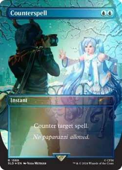 Counterspell (1589) (Rainbow Foil) -Foil Near Mint MTG Secret Lair - Image 1