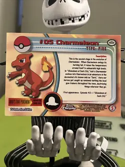 Charmeleon No 5 2000 Tv Animation Topps Chrome Holo Pokemon Card. - Image 5
