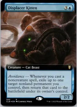 Displacer Kitten (Extended Art) 560 CLB LP FOIL MTG - Image 1