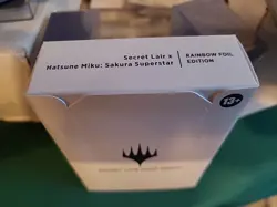 Hatsune Miku: Sakura Superstar Secret Lair X - Rainbow Foil Japanese MTG - Image 1