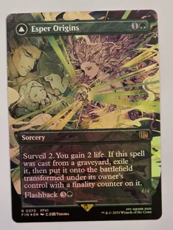 Esper Origins (Borderless) R0370 Foil Final Fantasy Magic the Gathering NM - Image 1