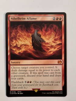 Nibelheim Aflame M0146 Foil Final Fantasy Magic the Gathering NM Never Played - Image 1
