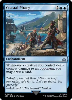NM Foil Coastal Piracy, MTG, Assassin's Creed, Magic the Gathering, 84 - Image 1