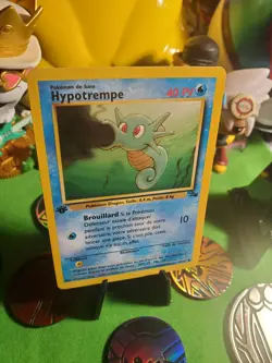 Pokemon TCG Vintage French Fossil Set 1st Edition Horsea Hypotrempe 49/62 NM/M - Image 2