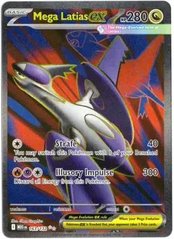 MEGA LATIAS EX 163/132 FULL ART ULTRA RARE MEGA EVOLUTION POKEMON - Image 1