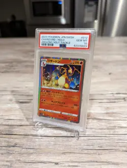 Charizard #12 PSA 10 2020 Pokemon Japanese SWSH Amazing Volt Tackle Holo 012/100 - Image 1