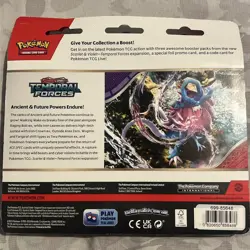 2 x Pokemon Temporal Forces 3 Pack Triple Blister Cleffa - New & Sealed - Image 3