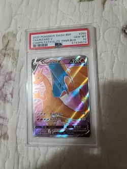 2020 POKEMON SWSH BSP CHARIZARD V CHAMPION PATH ELITE TRAINER BOX #050 PSA 10 🔥 - Image 1