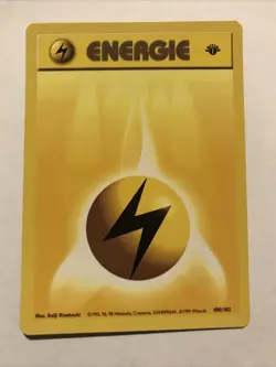 Pokemon TCG 1st Edition Electric Energy Base Set 100/102 German Energie - Image 1