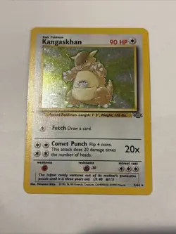 Kangaskhan 5/64 Jungle Set Holo Rare Pokemon WOTC LP EXCELLENT - Image 1