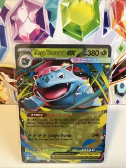 Mega Venusaur ex 003/132 Double Rare - Pokemon TCG Mega Evolution - NM - Image 1