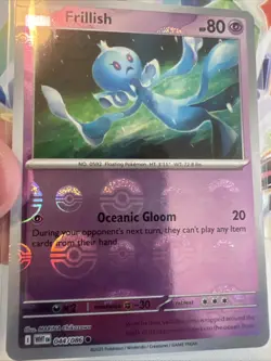 Frillish 044/086 Poke Ball Reverse Common - Pokemon TCG White Flare - NM - Image 3