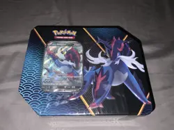 Pokemon TCG: Divergent Powers Tin Hisuian Samurott V New Sealed Evolving Skies - Image 2