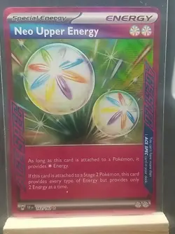 Neo Upper Energy 162/162 Temporal Forces Scarlet Violet Pokemon Ace Spec - Image 1