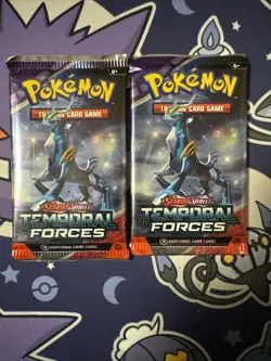 Pokemon Temporal Forces Booster Packs 2 Packs - Image 1