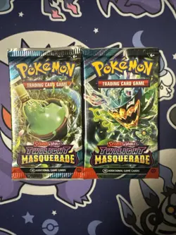 Pokemon TCG: Scarlet and Violet Twilight Masquerade Booster Packs X2 - Image 1