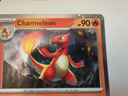 Pokemon TCG Charmeleon Cosmos Holo Promo 008/091 Double Cosmo Swirls - Image 1