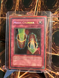 Yu-Gi-Oh! TCG Magic Cylinder Labyrinth of Nightmare LON-EN104 Secret Rare - Image 1