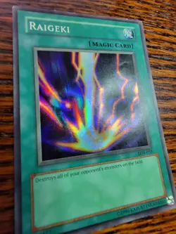 Excellent - Yugioh! Raigeki - LOB-053 - Super Rare - Unlimited Edition - Image 2