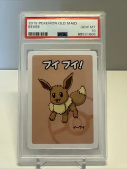EEVEE Old Maid Babanuki Pokemon Card - PSA 10 GEM MT - Image 1
