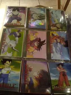 2000 Dragon Ball Z Chrome FUNimation Animation Cards And Matches Stickers - Image 1