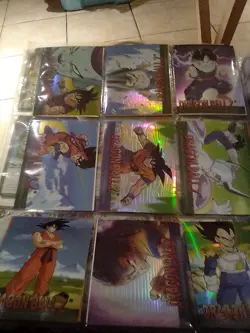 2000 Dragon Ball Z Chrome FUNimation Animation Cards And Matches Stickers - Image 2
