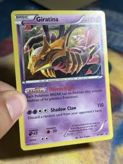 Giratina XY184 XY Promos Holo Rare Pokemon Card - Image 4