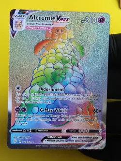 Alcremie VMAX 073/072 Shining Fates Secret Rare Rainbow Pokemon Card Nm - Image 1