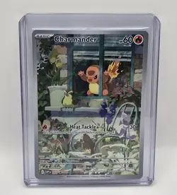 Pokemon Scarlet & Violet CHARMANDER Black Star Promo Card (SVP) SEALED - Image 1